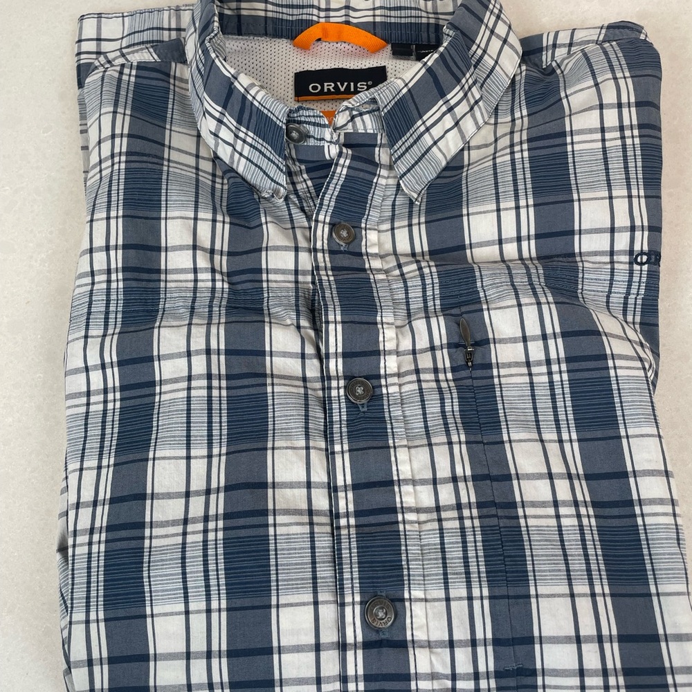 Orvis Tech Long Sleeve Shirt Active Fit L